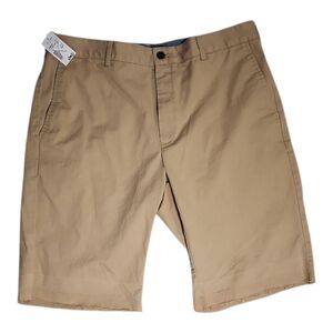Jos. A. Bank 1905 Men’s Flat Front Khaki Shorts – Size 36 – Unfinished Hem – NWT
